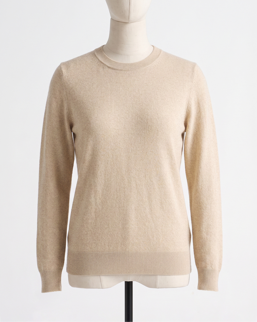 Lightweight Cotton Cashmere Crew Sweater